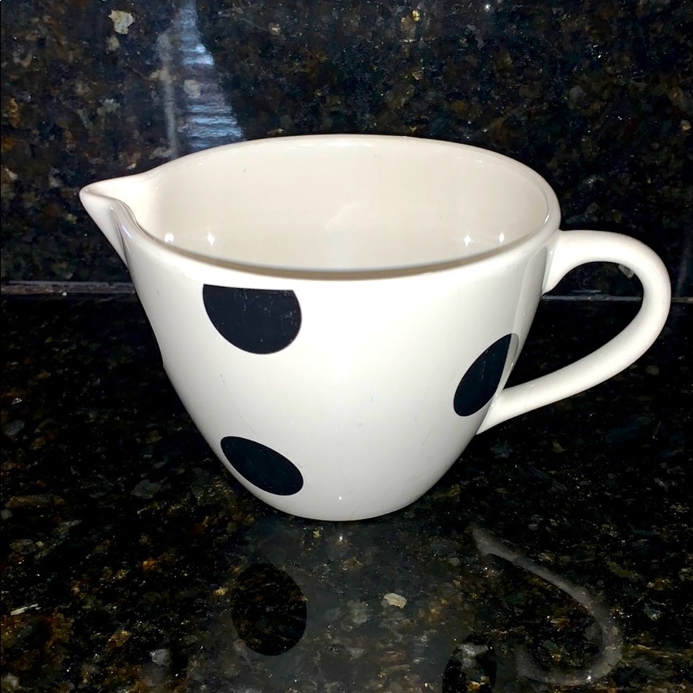 Kate Spade polka dot cream holder
